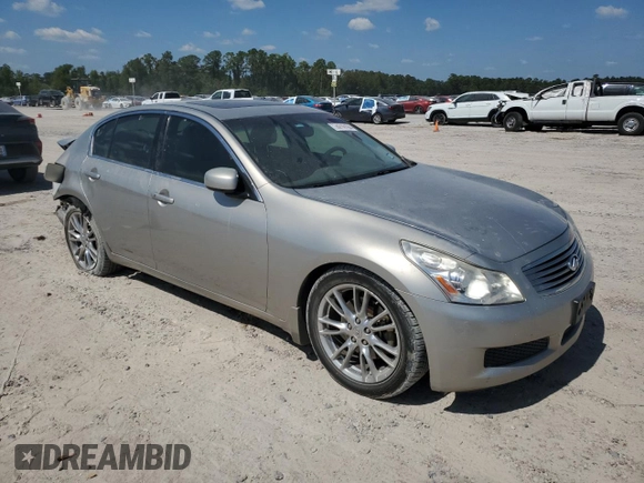 2008 Infiniti G35 with VIN JNKBV61E18M206616, listed as a Copart auction lot 74219194 with 143,506 mi miles and Salvage Title. Bid and sale history available at DreamBid. Image 4.