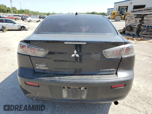 2010 Mitsubishi Lancer DE with VIN JA32U1FU1AU033370, listed as a Copart auction lot 65296834 with 144,485 mi miles and Salvage Title. Bid and sale history available at carsss.com. Image 6.