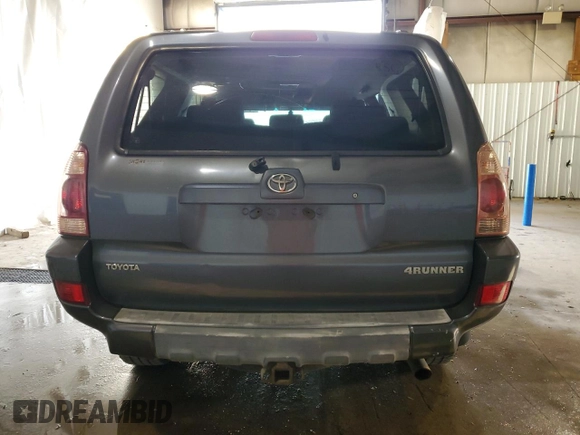 2004 Toyota 4Runner SR5 with VIN JTEBU14R340033796, listed as a Copart auction lot 85018854 with Not Provided miles and Salvage Title. Bid and sale history available at DreamBid. Image 6.