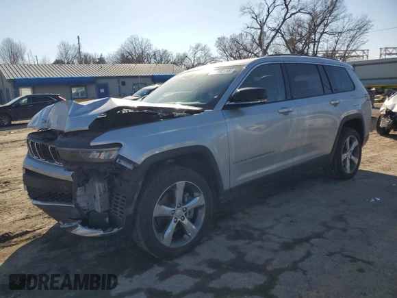 2021 Jeep Grand Cherokee Limited with VIN 1C4RJKBG5M8118501, listed as a Copart auction lot 42408115 with 117,939 mi miles and Salvage Title. Bid and sale history available at DreamBid. Image 1.