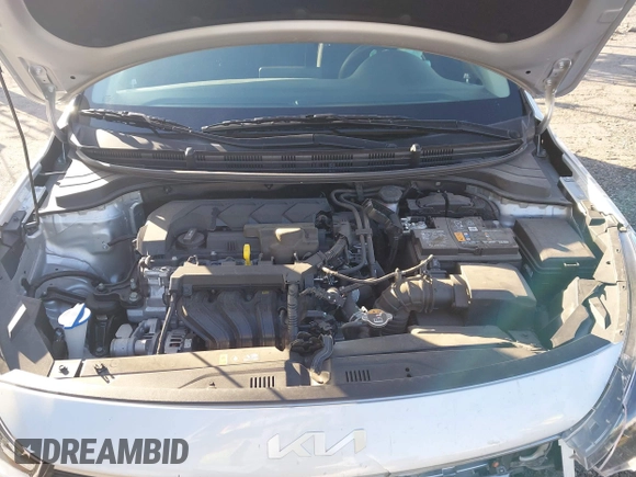2023 Kia Rio LX with VIN 3KPA24AD1PE599290, listed as a IAAI auction lot 41023283 with 10,027 mi miles and . Bid and sale history available at DreamBid. Image 10.