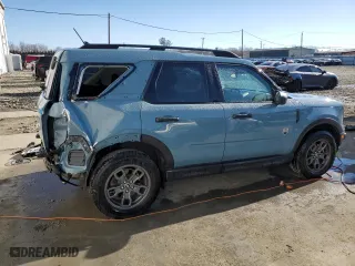 2021 Ford Bronco Sport Big Bend with VIN 3FMCR9B64MRA20715, listed as a Copart auction lot 46694595 with 43,471 mi miles and Salvage Title. Bid and sale history available at carsss.com. Image 3.