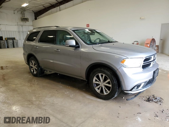 2016 Dodge Durango Limited with VIN 1C4RDHDG9GC424013, listed as a Copart auction lot 53318785 with 135,435 mi miles and Clean title. Bid and sale history available at DreamBid. Image 4.