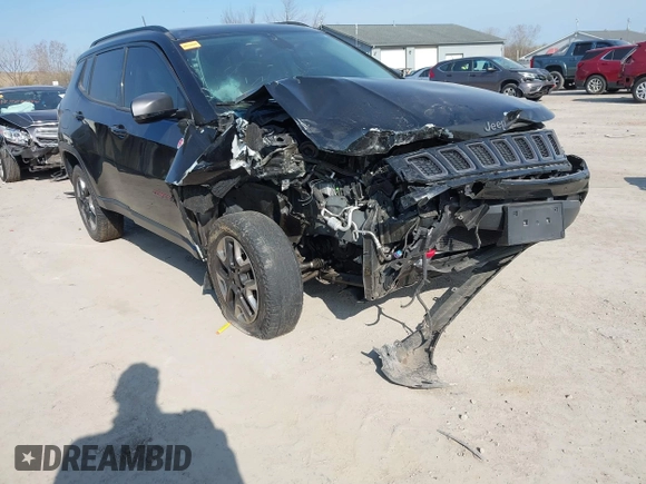 2018 Jeep Compass Trailhawk with VIN 3C4NJDDB5JT419276, listed as a IAAI auction lot 42040909 with Not Provided miles and . Bid and sale history available at carsss.com. Image 1.