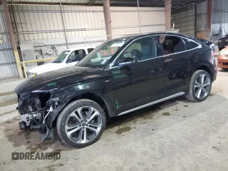 2021 Audi Q5 Sportback Premium Plus with VIN WA15AAFYXM2077145, listed as a Copart auction lot 77099174 with 60,088 mi miles and Salvage title. Bid and sale history available at DreamBid. Image 1.