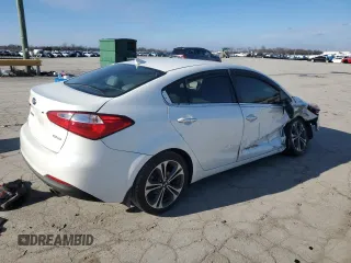 2015 Kia Forte EX with VIN KNAFZ4A80F5309049, listed as a Copart auction lot 87038044 with 34,067 mi miles and Salvage Title. Bid and sale history available at carsss.com. Image 3.
