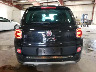 2014 FIAT 500L Trekking with VIN ZFBCFADH1EZ008020, listed as a Copart auction lot 69070084 with 155,287 mi miles and Salvage Title. Bid and sale history available at carsss.com. Image 6.