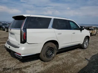 2023 Cadillac Escalade 4WD Premium Luxury with VIN 1GYS4CKL4PR292662, listed as a Copart auction lot 67976344 with 9,318 mi miles and Salvage Title. Bid and sale history available at carsss.com. Image 3.