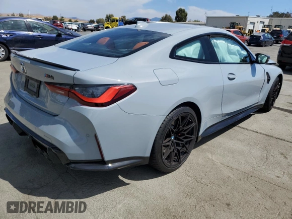 2021 BMW M4 Competition with VIN WBS33AZ02MCH58788, listed as a Copart auction lot 54909972 with 8,915 mi miles. Bid and sale history available at carsss.com. Image 4.