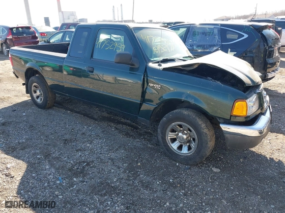 2003 Ford Ranger XL Fleet with VIN 1FTYR44V63PB25215, listed as a IAAI auction lot 41752959 with 115560 miles. Bid and sale history available at carsss.com. Image 1.