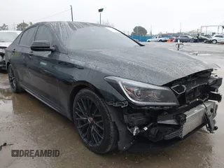 2018 Genesis G80 Sport z VIN KMHGN4JB3JU215885, wystawiony jako IAAI lot #41521540 z przebiegiem 83 186 mil mil oraz . Historia ofert i sprzedaży dostępna na DreamBid. Obrazek 1.
