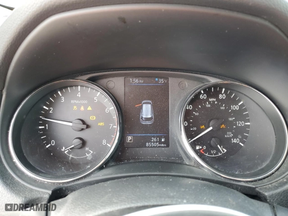 2019 Nissan Rogue SV with VIN 5N1AT2MT8KC778393, listed as a Copart auction lot 42044125 with 85,505 mi miles and Salvage Title. Bid and sale history available at carsss.com. Image 9.