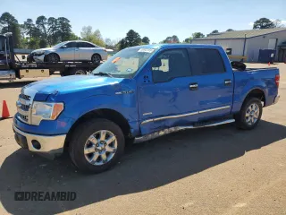 2013 Ford F-150 XL with VIN 1FTFW1CT5DKF36604, listed as a Copart auction lot 50443155 with 179,809 mi miles and Salvage Title. Bid and sale history available at carsss.com. Image 1.