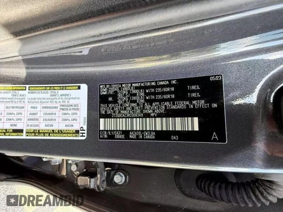 2024 Lexus NX 250 Premium с VIN 2T2GDCAZ3RC008349, выставлен на аукционе Copart как лот 46748295 с пробегом 22 876 миль миль и Чистый • Clean title. История ставок и продаж доступна на DreamBid. Изображение 10.