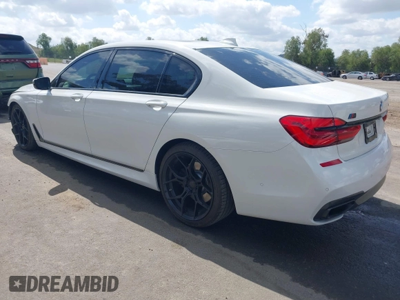 2017 BMW 7 Series 750i with VIN WBA7F0C32HGM22273, listed as a IAAI auction lot 41857151 with 90,518 mi miles and . Bid and sale history available at carsss.com. Image 3.