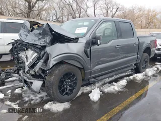 2024 Ford F-150 XLT with VIN 1FTFW3LD8RFA09158, listed as a IAAI auction lot 41563217 with 16,774 mi miles. Bid and sale history available at carsss.com. Image 2.