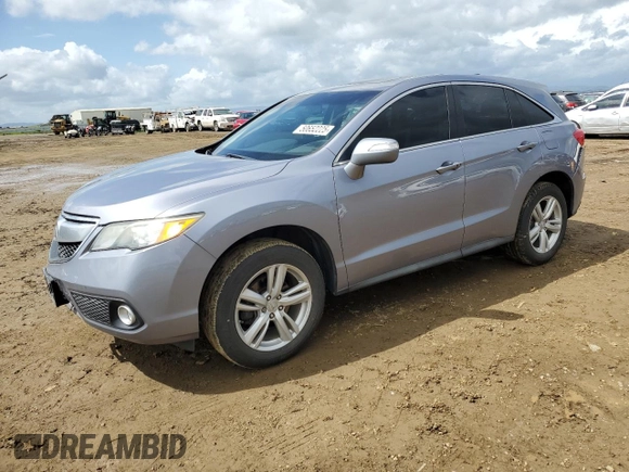 2015 Acura RDX Tech Pkg with VIN 5J8TB3H59FL005733, listed as a Copart auction lot 50652225 with 124,559 mi miles and Salvage Title. Bid and sale history available at carsss.com. Image 1.