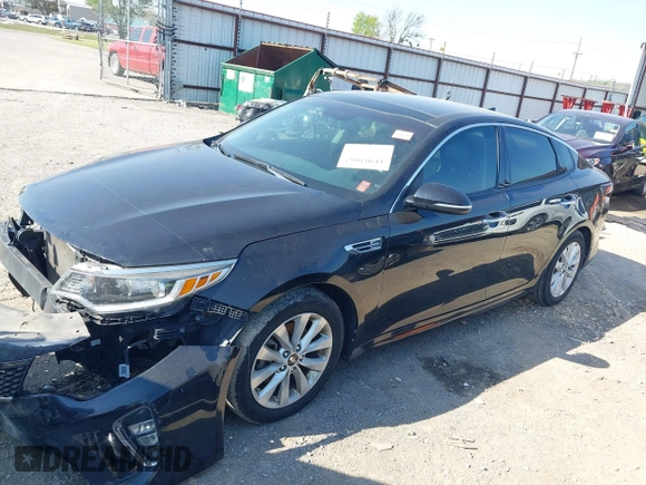 2018 Kia Optima LX with VIN 5XXGT4L36JG220911, listed as a IAAI auction lot 41903062 with 108,080 mi miles. Bid and sale history available at carsss.com. Image 22.