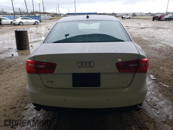 2015 Audi A6 2.0T Premium Plus with VIN WAUGFAFC1FN025275, listed as a Copart auction lot 39833153 with 57,888 mi miles. Bid and sale history available at carsss.com. Image 6.