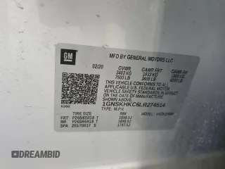 2020 Chevrolet Suburban LT z VIN 1GNSKHKC6LR274514, wystawiony jako Copart lot #55775945 z przebiegiem 268 319 mil mil oraz Czysty tytuł • Clean title. Historia ofert i sprzedaży dostępna na DreamBid. Obrazek 13.