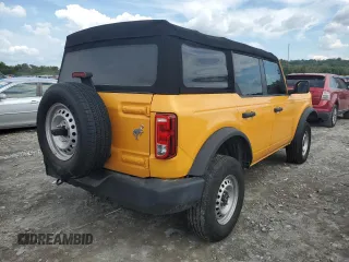 2022 Ford Bronco with VIN 1FMDE5BHXNLB40934, listed as a Copart auction lot 70828274 with 69,791 mi miles and Salvage Title. Bid and sale history available at carsss.com. Image 3.