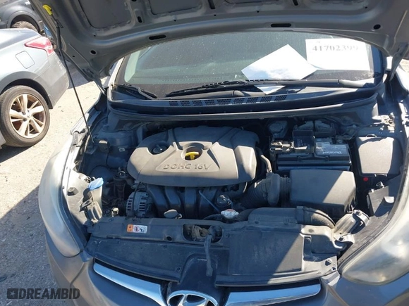 2014 Hyundai Elantra SE with VIN 5NPDH4AE4EH515489, listed as a IAAI auction lot 41702399 with 107,716 mi miles. Bid and sale history available at carsss.com. Image 10.