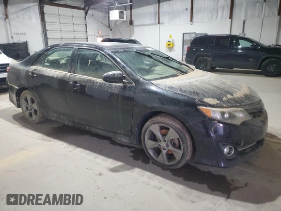 2012 Toyota Camry SE with VIN 4T1BK1FKXCU011422, listed as a Copart auction lot 46472985 with 0 mi miles and Salvage Title. Bid and sale history available at carsss.com. Image 4.
