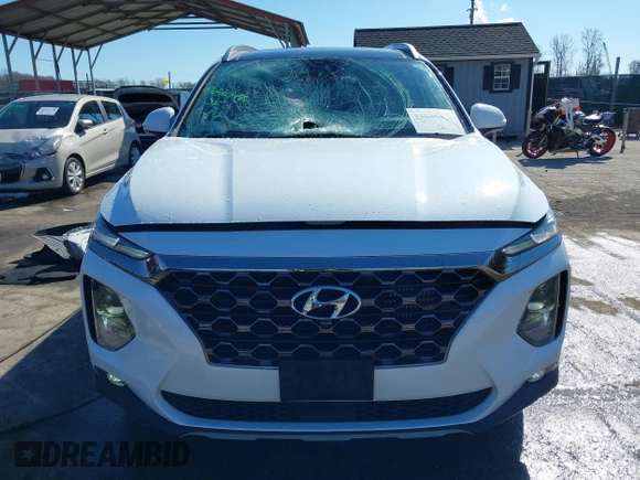 2020 Hyundai Santa Fe Limited with VIN 5NMS5CAA0LH150391, listed as a IAAI auction lot 41651076 with 66,713 mi miles. Bid and sale history available at carsss.com. Image 12.