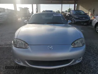 2002 Mazda MX-5 Miata Cloth with VIN JM1NB353420220801, listed as a Copart auction lot 61808645 with 116,451 mi miles and Salvage title. Bid and sale history available at DreamBid. Image 5.