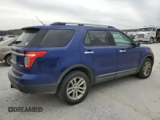 2013 Ford Explorer XLT with VIN 1FM5K7D94DGB13752, listed as a Copart auction lot 48776475 with 153,684 mi miles and Clean Title. Bid and sale history available at carsss.com. Image 3.