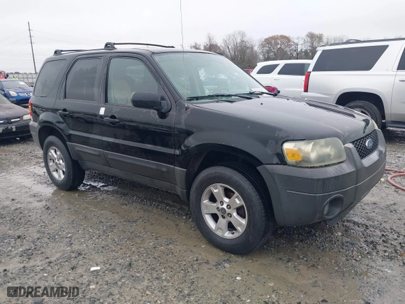2005 Ford Escape XLT with VIN 1FMYU03155KD75479, listed as a IAAI auction lot 41757864 with 213,571 mi miles. Bid and sale history available at carsss.com. Image 1.
