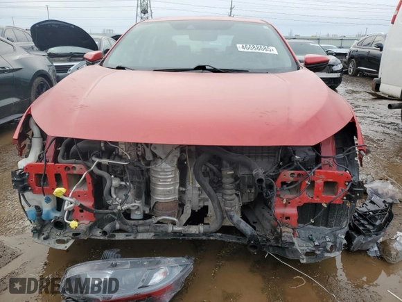 2020 Honda Civic Sedan EX-L with VIN 2HGFC1F73LH680263, listed as a Copart auction lot 46688685 with 36,726 mi miles and Salvage Title. Bid and sale history available at carsss.com. Image 5.