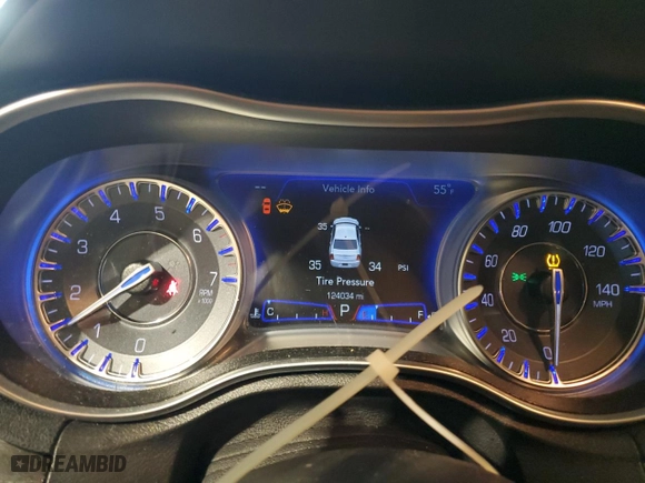 2019 Chrysler 300 Touring with VIN 2C3CCARG0KH603625, listed as a Copart auction lot 74351874 with 124,034 mi miles and Salvage Title. Bid and sale history available at carsss.com. Image 9.