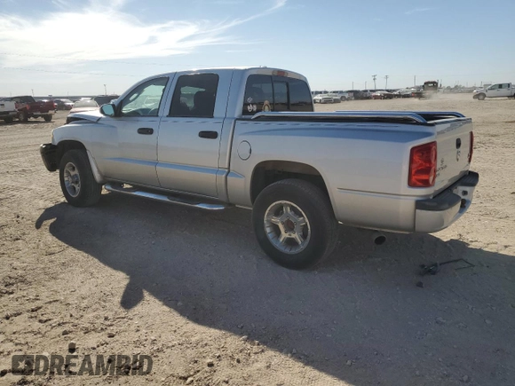 2007 Dodge Dakota SLT with VIN 1D7HE48N37S107379, listed as a Copart auction lot 78156304 with 129,092 mi miles and Salvage Title. Bid and sale history available at DreamBid. Image 2.
