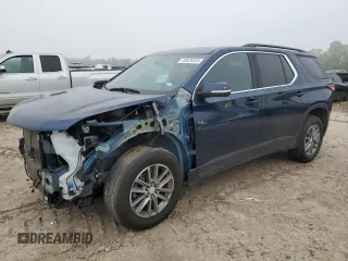 2023 Chevrolet Traverse LT Cloth z VIN 1GNERGKW6PJ286504, wystawiony jako Copart lot #53425325 z przebiegiem 26 467 mil mil oraz Szkoda całkowita • Salvage title. Historia ofert i sprzedaży dostępna na DreamBid. Obrazek 1.