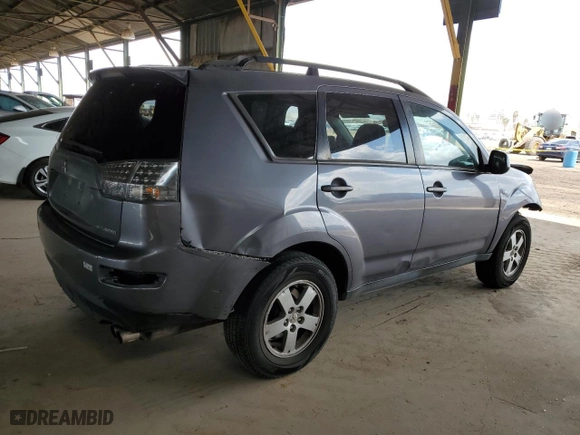 2007 Mitsubishi Outlander ES with VIN JA4MS31X57Z002464, listed as a Copart auction lot 51276695 with 214,899 mi miles and Salvage Title. Bid and sale history available at carsss.com. Image 3.