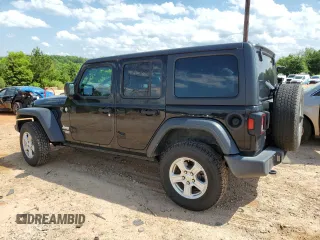 2019 Jeep Wrangler Unlimited Sport S с VIN 1C4HJXDGXKW610844, выставлен на аукционе Copart как лот 57952945 с пробегом 62 171 миль миль и Списание • Salvage title. История ставок и продаж доступна на DreamBid. Изображение 2.