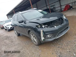 2014 Nissan Rogue SV with VIN 5N1AT2MT0EC811665, listed as a IAAI auction lot 38881831 with 97,896 mi miles. Bid and sale history available at carsss.com. Image 1.