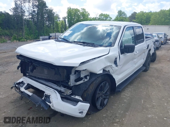 2023 Ford F-150 XL with VIN 1FTEW1C52PFC29031, listed as a IAAI auction lot 42103155 with 55,479 mi miles and . Bid and sale history available at DreamBid. Image 2.