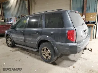 2003 Honda Pilot EX with VIN 2HKYF18723H565883, listed as a Copart auction lot 84520794 with 0 mi miles and Salvage Title. Bid and sale history available at carsss.com. Image 2.