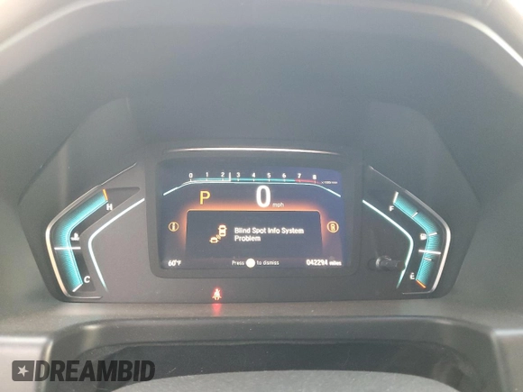 2022 Honda Odyssey EX with VIN 5FNRL6H54NB030743, listed as a Copart auction lot 42062815 with 42,294 mi miles and Salvage Title. Bid and sale history available at DreamBid. Image 9.