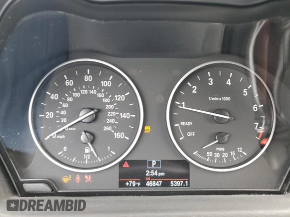 2018 BMW X1 sDrive28i with VIN WBXHU7C3XJ5H38873, listed as a Copart auction lot 49822205 with 46,847 mi miles and Salvage Title. Bid and sale history available at carsss.com. Image 9.