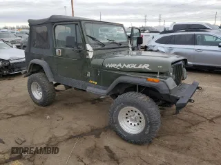 1995 Jeep Wrangler S with VIN 1J4FY19P9SP241990, listed as a Copart auction lot 85860574 with 162,408 mi miles and Clean Title. Bid and sale history available at carsss.com. Image 4.