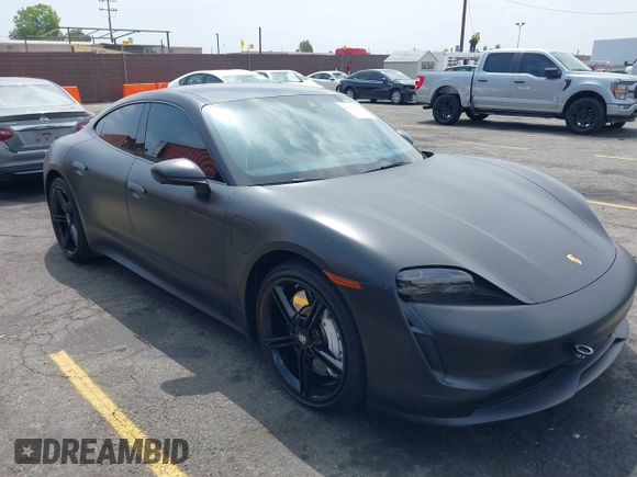 2021 Porsche Taycan 4S with VIN WP0AB2Y16MSA43293, listed as a IAAI auction lot 42479212 with 20,180 mi miles and . Bid and sale history available at DreamBid. Image 1.
