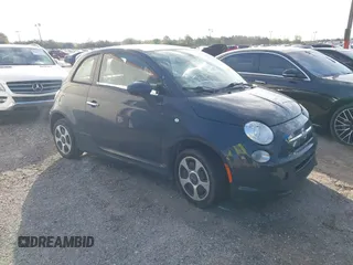 2016 FIAT 500e with VIN 3C3CFFGE5GT193201, listed as a IAAI auction lot 41605241 with 1 mi miles. Bid and sale history available at carsss.com. Image 1.