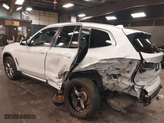 2022 BMW X3 xDrive30i with VIN 5UX53DP03N9K52224, listed as a IAAI auction lot 41540308 with 44,108 mi miles. Bid and sale history available at carsss.com. Image 6.