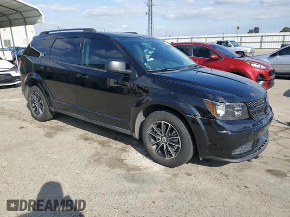 2018 Dodge Journey SE with VIN 3C4PDCAB6JT384195, listed as a Copart auction lot 44827885 with 103,129 mi miles and Salvage Title. Bid and sale history available at DreamBid. Image 4.