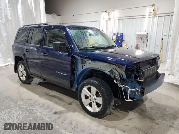 2014 Jeep Patriot Latitude z VIN 1C4NJRFB3ED661621, wystawiony jako Copart lot #47962365 z przebiegiem 125 576 mil mil oraz Szkoda całkowita • Salvage title. Historia ofert i sprzedaży dostępna na DreamBid. Obrazek 4.