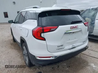 2020 GMC Terrain SLT with VIN 3GKALVEV0LL102925, listed as a IAAI auction lot 41816841 with 97,168 mi miles. Bid and sale history available at carsss.com. Image 3.