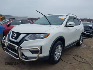 2017 Nissan Rogue SV with VIN 5N1AT2MV9HC794645, listed as a IAAI auction lot 42005802 with 66,707 mi miles. Bid and sale history available at carsss.com. Image 2.